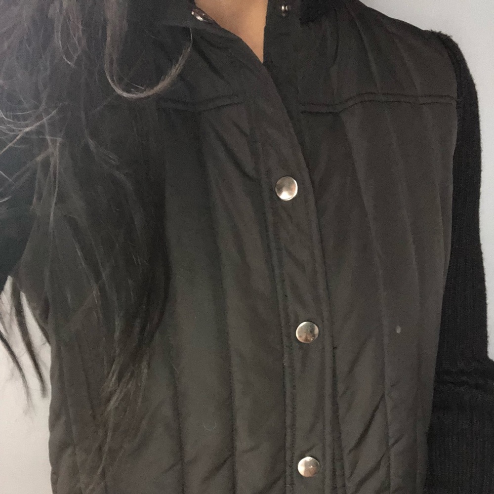 Black Furry Type Jacket 🧥